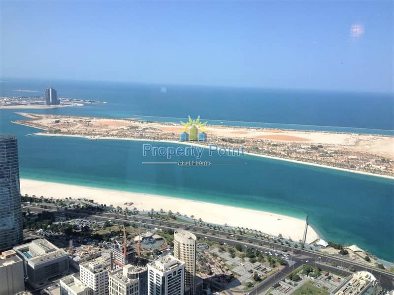 1-4 Payments. Amazing Sea/Corniche View. Very Nice 1 Bedroom Apartment w/ Parking and Facilities in WTC Tower