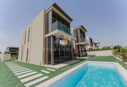 5 Bedroom Villa for Sale in Dubai Hills Estate, Dubai - Luxury Villa | Park Facing | Pool | Burj View