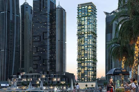 1 Bedroom Apartment for Sale in Dubai Marina, Dubai - 1716216823-664b63f74942b_fotografiya_9_na_12_0002_Render_Kempinski_Marina_Residences_Dubai_Hero_Exterior_Night. jpg