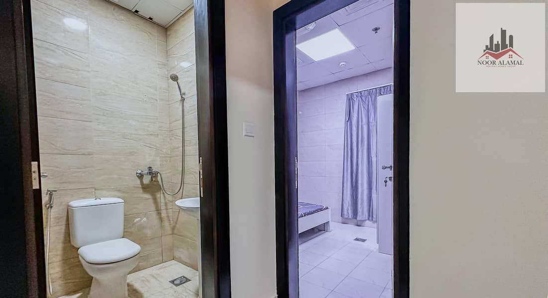 Dubai, Mirdif, opposite Mirdif City Centre, 3 bedrooms, hall, 4 bathrooms, first tenant, fully furnished with hotel furniture, large balcony, and park - Image 19