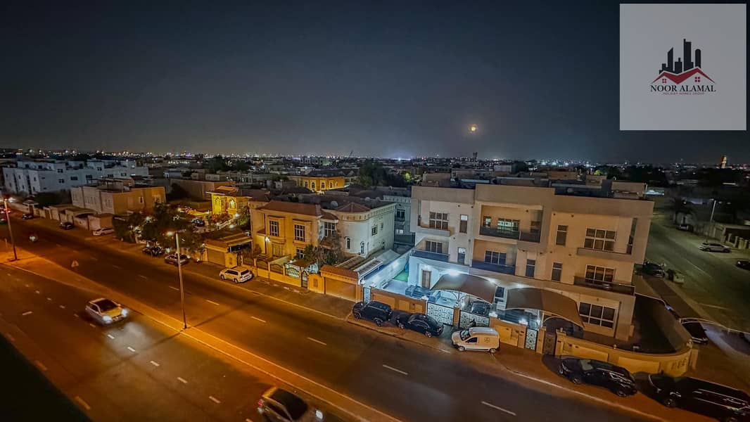 Dubai, Mirdif, opposite Mirdif City Centre, 3 bedrooms, hall, 4 bathrooms, first tenant, fully furnished with hotel furniture, large balcony, and park - Image 20