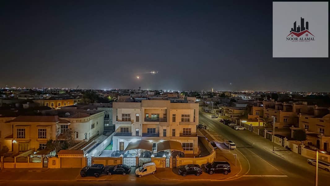 Dubai, Mirdif, opposite Mirdif City Centre, 3 bedrooms, hall, 4 bathrooms, first tenant, fully furnished with hotel furniture, large balcony, and park - Image 26