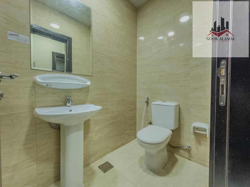 Dubai, Mirdif, opposite Mirdif City Centre, 3 bedrooms, hall, 4 bathrooms, first tenant, fully furnished with hotel furniture, large balcony, and park - Image 36