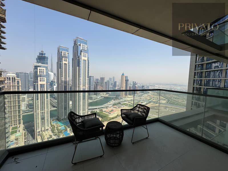 Stunning 2BR Apartment | High Floor | Full Canal View | Aykon Tower B, Business Bay - Image 19