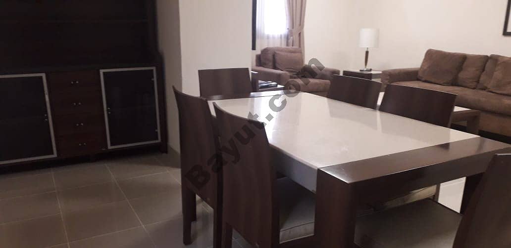 "Fully Furnished" 2 BR Hall with Gym and Balcony For 95K
