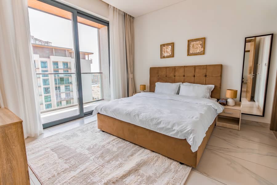 Modern 2BR Apartment in Sobha Hartland | Couple & Family Friendly