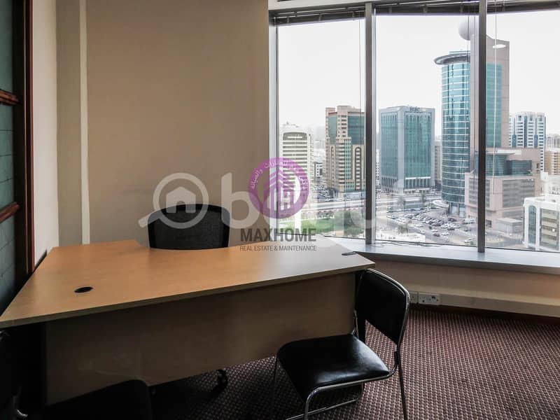 Vacant Now! Fully furnished offices with ADDC and Wifi Included