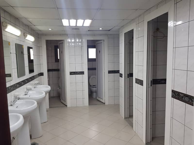 15 wash room area