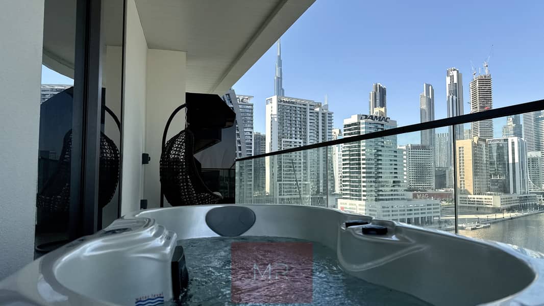 DUPLEX | Brand New Luxurious | Private Jacuzzi & Burj Khalifa View - Image 19