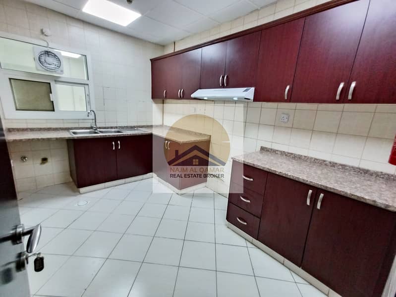 SPACIOUS 2 BHK + 3 BATHROOM + LAUNDRY ROOM WITH BALCONY AND ALL FACILITIES IN AL NAHDA DUBAI RENT 65 K