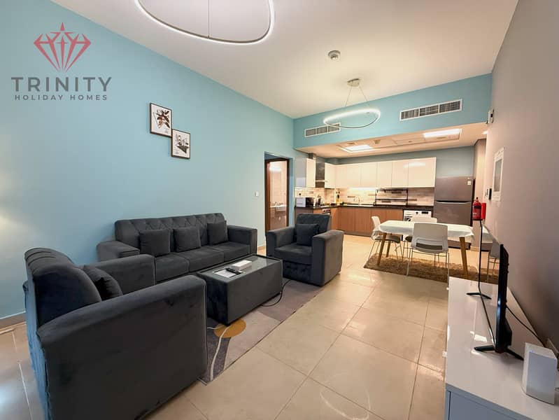 Live Offer | Contemporary 1BHK | Fully Furnished | Quick Move-In | Samia Azizi Al Furjan