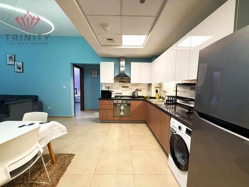 Live Offer | Contemporary 1BHK | Fully Furnished | Quick Move-In | Samia Azizi Al Furjan