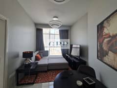 شقة واسعة بغرفة نوم واحدة | مفروشة بالكامل | عائد استثمار مرتفع