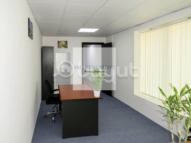 ONE MONTH FREE - Furnished 217 Sq.Ft. Office for Rent - Available for EJARI - DIRECT FROM OWNER