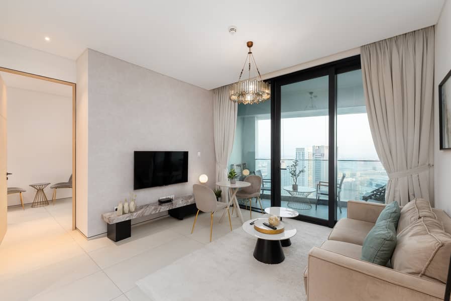 Modern 1BR w/ Marina View Balcony at Address JBR - Image 7