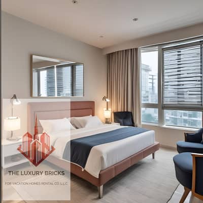1 Schlafzimmer Wohnung zum zur Miete in Dubai Sports City, Dubai - 1BHK-Bedroom2. jpg