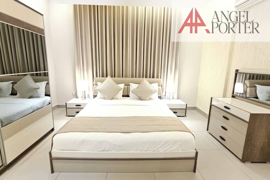 Luxury 1BHK Serviced Apartment in Business Bay | Fully Furnished | All Bills Included