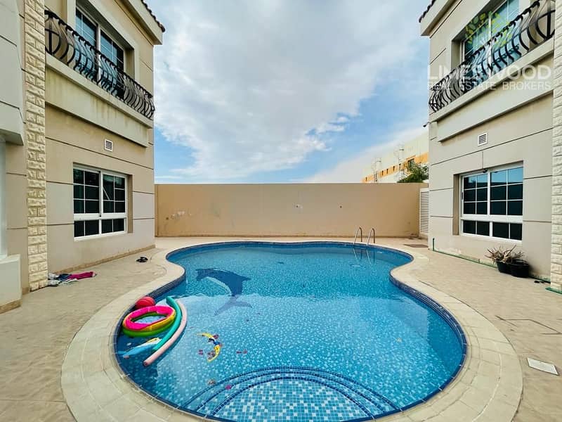 Semi-Detached 3BR Villa with Private Backyard