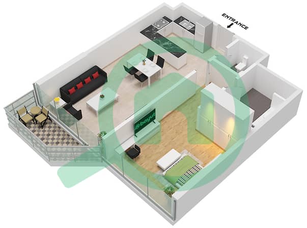 Type E Unit 8 Floor 3 Type E Unit 8 Floor 3