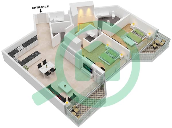 Type E Unit 5 Floor 3
