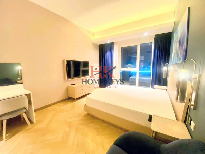 Luxury Furnished Studio With Sea View || Free Chillers & Internet || All Bills Included