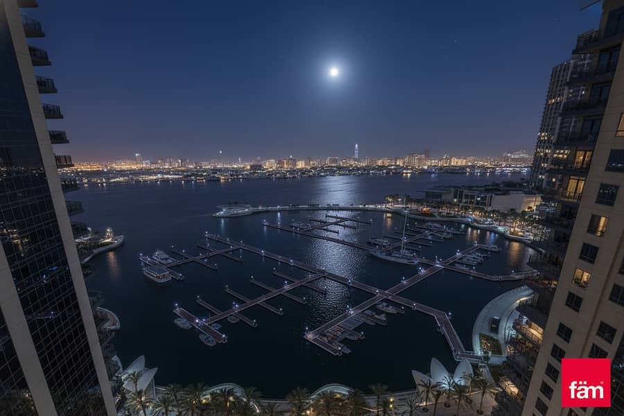 Large Layout | Full Creek & Burj View | High Floor