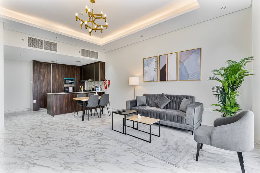 Modern 3Bed | 7 Min Walk to Metro & Near Expo City | Furnished | Flexible term - Image 8