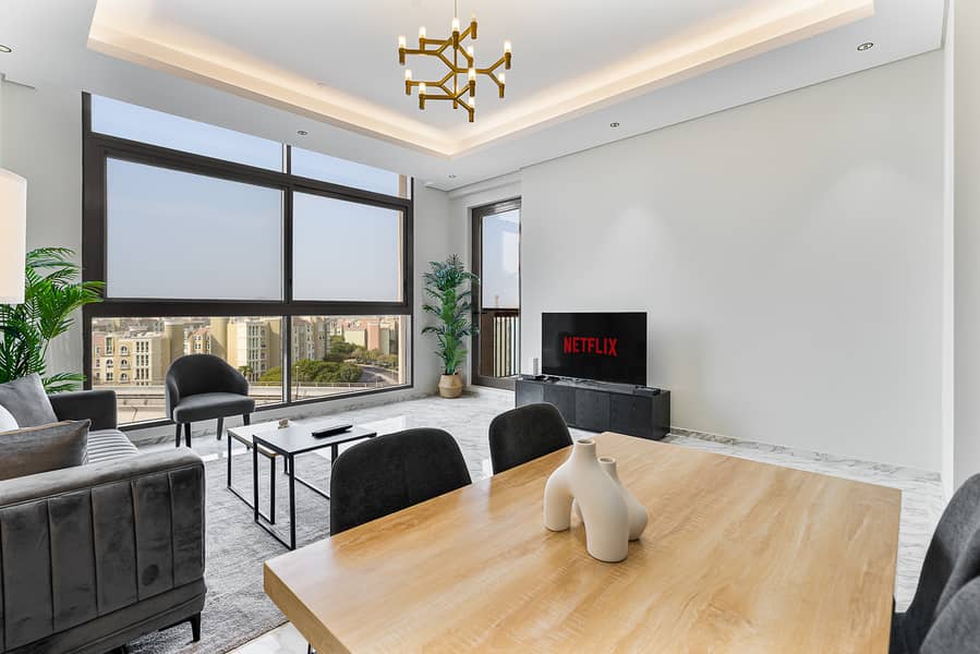 Modern 3Bed | 7 Min Walk to Metro & Near Expo City | Furnished | Flexible term - Image 10