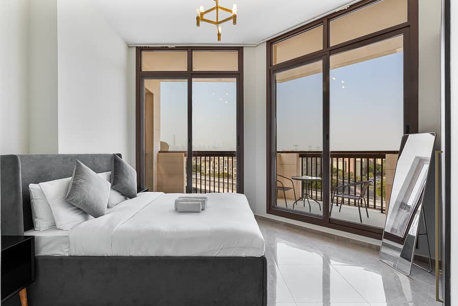Modern 3Bed | 7 Min Walk to Metro & Near Expo City | Furnished | Flexible term - Image 19