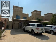 فيلا للايجار في عجمان المويهات 2 على زاوية شارعين موقع جميل تسهيلات في الدفع