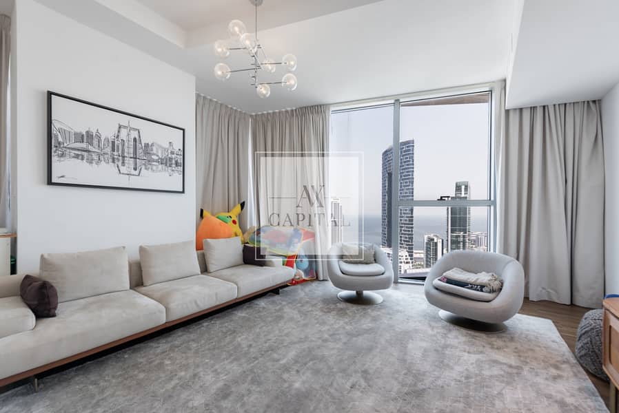 Furnished | Maid | Sea and Marina View | 2 Parking