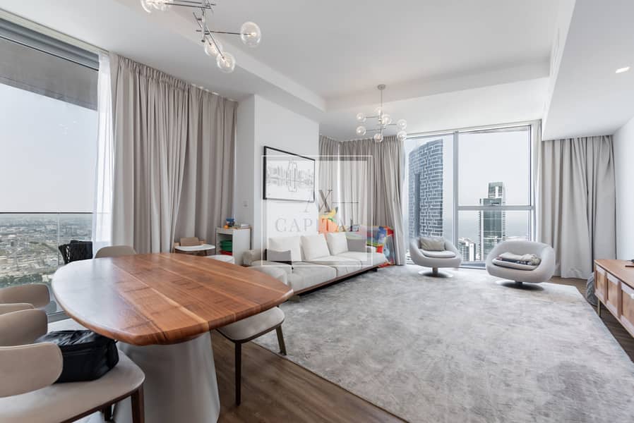 Furnished | Maid | Sea and Marina View | 2 Parking