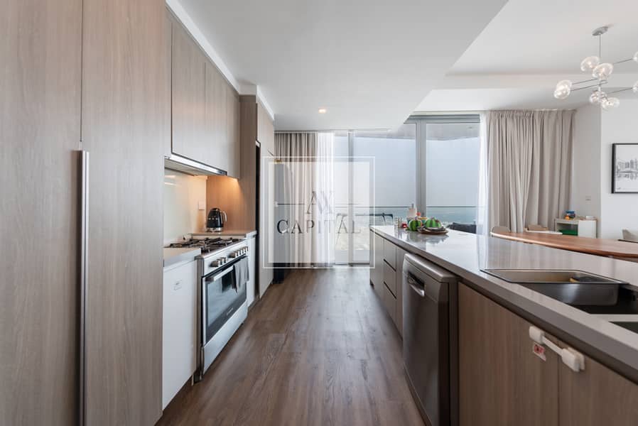 Furnished | Maid | Sea and Marina View | 2 Parking