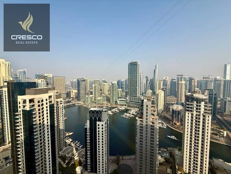 High Floor | Full Marina View | Maid Room