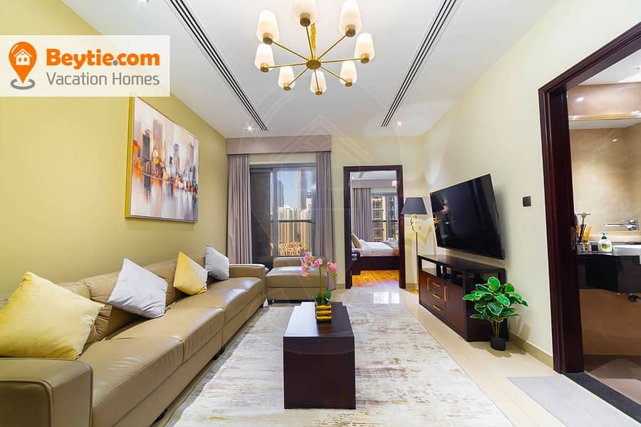 An Elegant Newly Furnished 1 Bedroom Apartment in Elite Residence 1