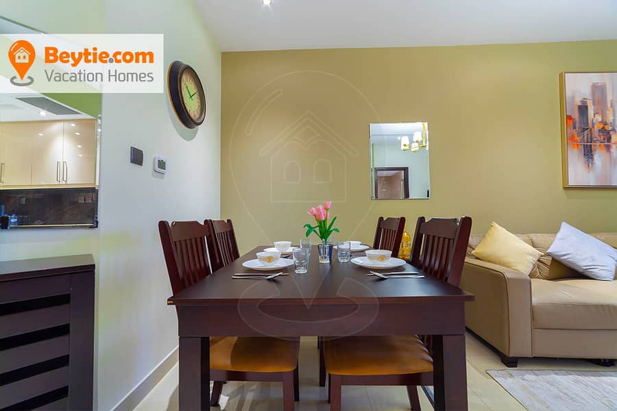 An Elegant Newly Furnished 1 Bedroom Apartment in Elite Residence 1