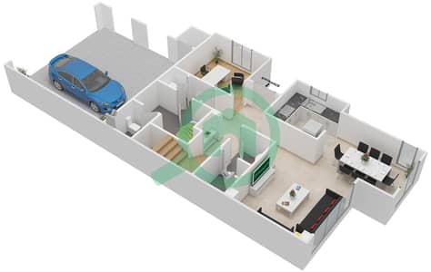 Mira Oasis 2 - 3 Bedroom Townhouse Type H Floor plan