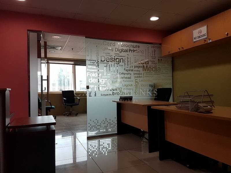 Partitioned Office for Sale Near Metro