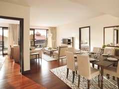 شقة فندقية في مساكن أمواج الملكية - جنوب،مساكن أمواج الملكية،نخلة جميرا 2 غرف 370000 درهم - 10820547