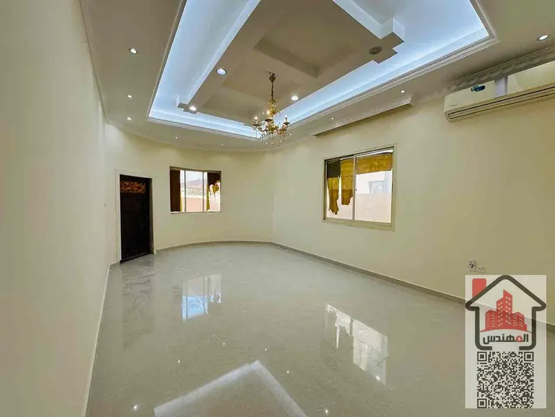Villa for rent in Al Muwaihat 1 on the street Second occupant Area 5,000 sq ft Consisting of 5 master bedrooms, a living room, 2 halls, 2 kitchens, a maid's room, a storeroom, a spacious courtyard, a parking space, and a large setback in front of the vill - View 6