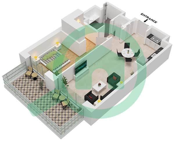 Type 1B Unit G-03 Floor Ground