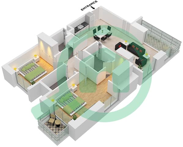 Type 1A Unit 4 Floor 2-23