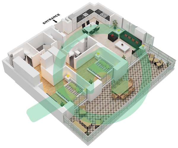 Type 3 Unit 6 Floor 1