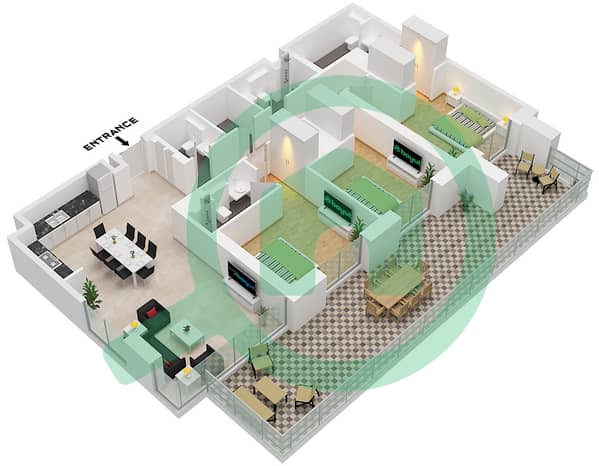 Type 1A Unit 4 Floor 1 Type 1A Unit 4 Floor 1