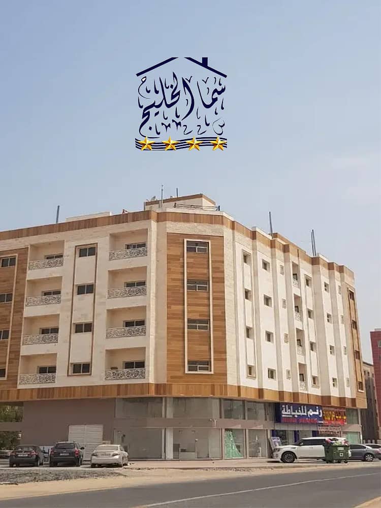للبيع مبنى جميل جدا في عجمان بمنطقة الحميدية ناصية من شارعين