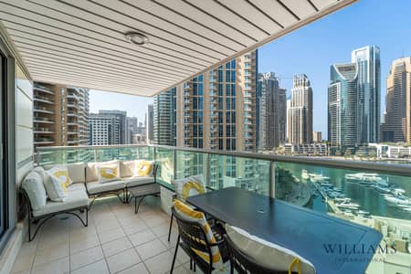 2 Bedroom Flat for Rent in Dubai Marina, Dubai - Upgraded | Immaculately Maintained | Marina Views