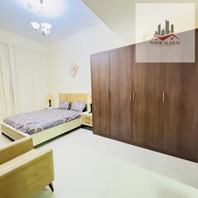 Dubai Mirdif apartment, 3 rooms, hall, kitchen, maid's room, 3 bathrooms and balcony - Image 9