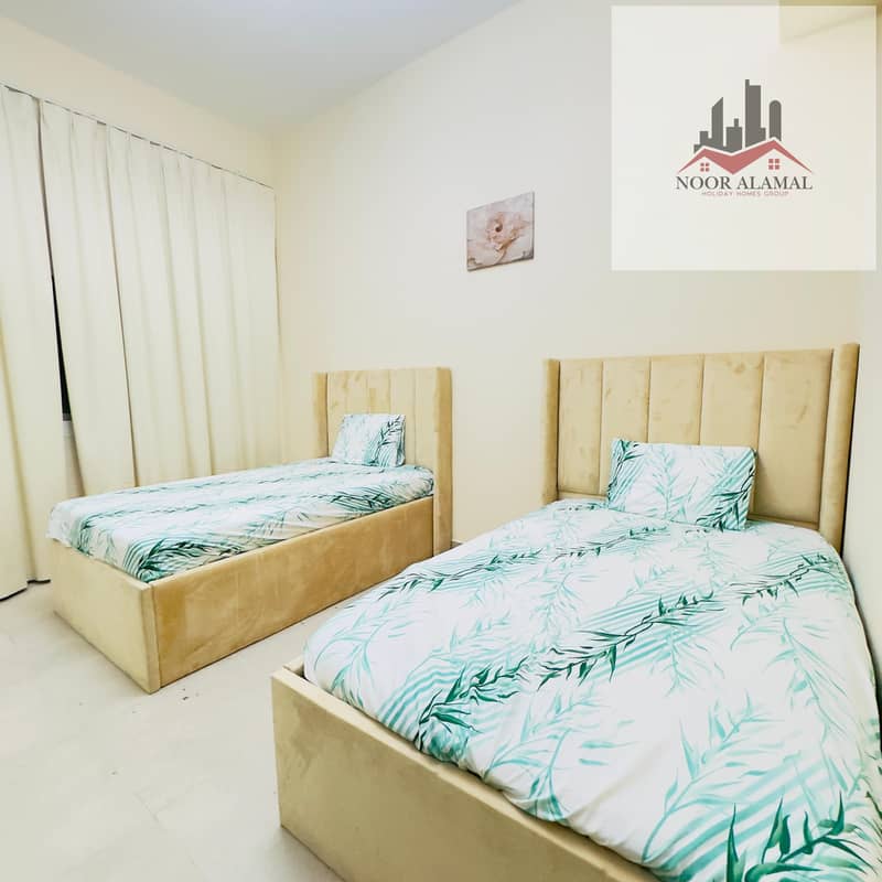 Dubai Mirdif apartment, 3 rooms, hall, kitchen, maid's room, 3 bathrooms and balcony - Image 16
