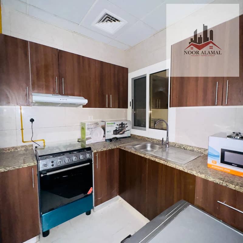 Dubai Mirdif apartment, 3 rooms, hall, kitchen, maid's room, 3 bathrooms and balcony - Image 22