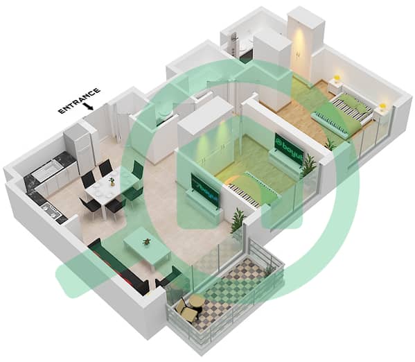 Type 2C Unit 7-10,14-16,19-20 Floor 1-21 Unit 1,5-7,10-11 Floor 22 Type 2C Unit 7-10,14-16,19-20 Floor 1-21 Unit 1,5-7,10-11 Floor 22